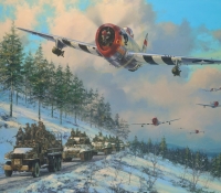 THUNDER IN THE ARDENNES GICLÉE CANVAS PROOF