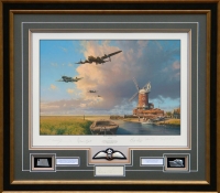 HOME AGAIN ENGLAND <br> Framed Collectors Piece