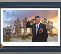 A SALUTE TO THE HEROES <br> Framed Collector's Piece