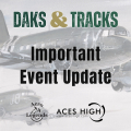 IMPORTANT EVENT UPDATE: Daks & Tracks - 6th October