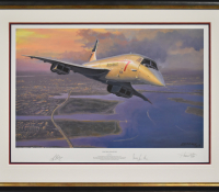 CONCORDE DEPARTURE <br> Framed Collector's Piece