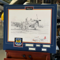 MEN OF THE FIGHTING RED TAILS by Robert Taylor, with unique Legacy Remarque by Richard Taylor